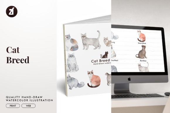 Cat Breed Set 5: A Versatile Illustration Kit for Creative Projects