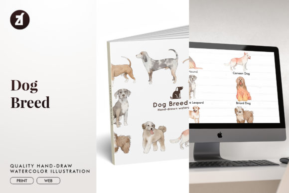Dog Breed Set11: A Versatile Illustrations Pack for Digital Sellers