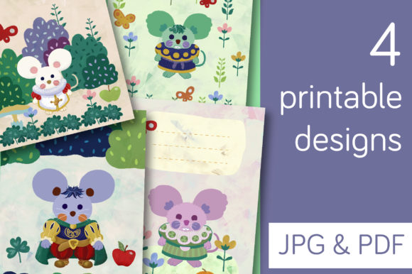 Fairy Forest - 4 Printable Designs