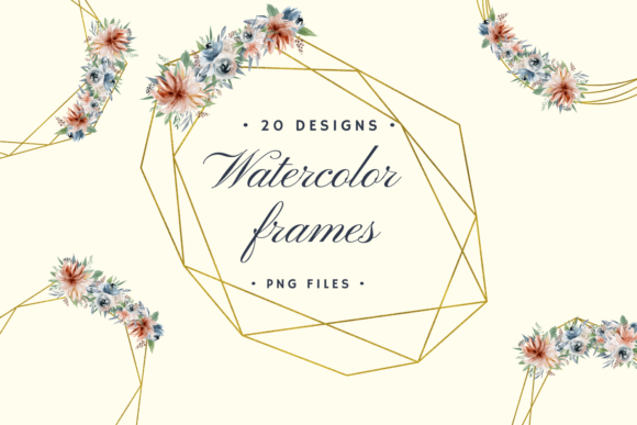 Frames with Pink and Red Roses Illustrations