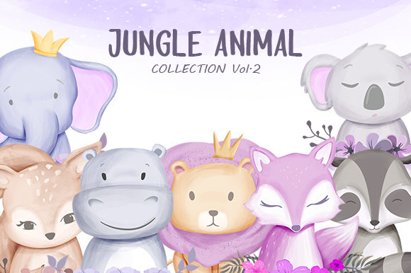 Jungle Animal Vol.2 Illustrations