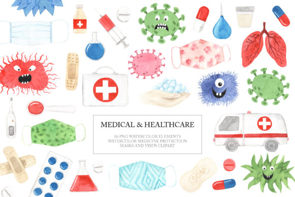 Medical Healthcare Clipart and Illustrations