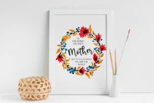 Mother's Day Printable, Card for Mom and Illustrations
