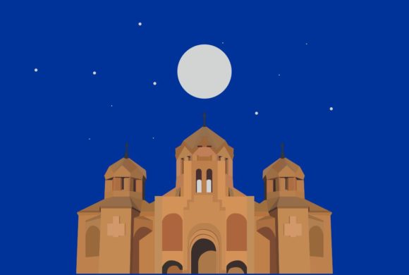 Old Armenia Church Illustrations: A Timeless Graphic Design Asset for Crafters