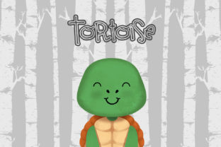 Tortoise Nursery Art Woodland Animal Illustrations